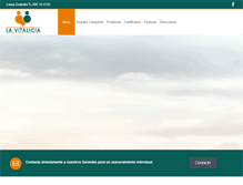 Tablet Screenshot of lavitaliciaseguros.com